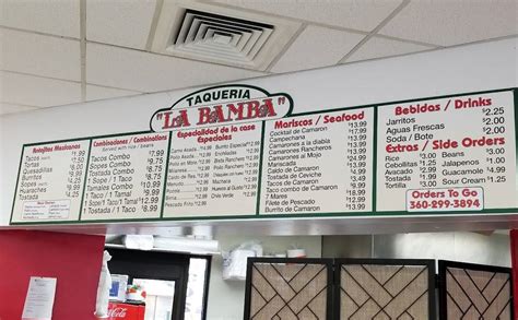 Taqueria la bamba - Hours & Location. 1627 Rockville Pike, Rockville, MD 20852 (opens in a new tab) 301-822-2334. Sunday - Thursday 9:00am - 9:00pm. Friday - Saturday 9:00am - 10:00pm